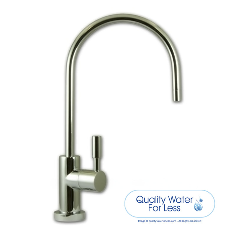 Liquatec EC25 Contemporary Ceramic Disc Faucet- Chrome | Reverse Osmosis | qualitywaterforless.com