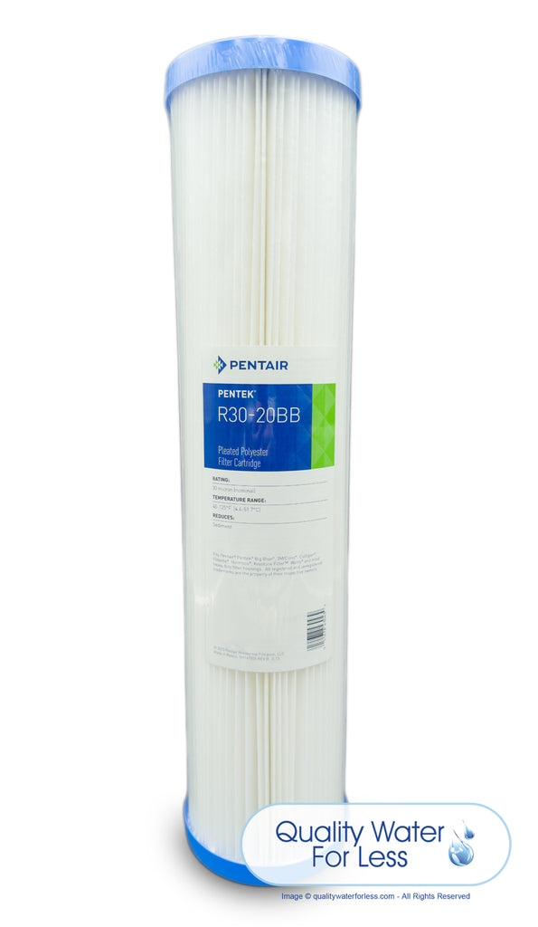 Pentek R30-20BB 30-Micron Sediment Filter, 155430-43 | Filters & Housings | qualitywaterforless.com